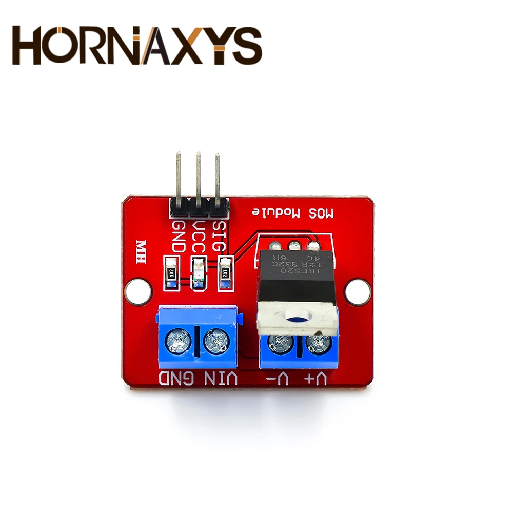 10pcs IRF520 MOS Driver Module PWM Dimmer 0-24V Top Mosfet Button IRF 520 For Arduino MCU ARM Raspberry pi