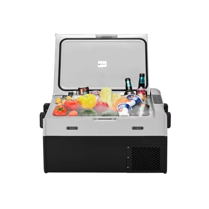 مصنع Cust om تيار مستمر 12 فولت/24 فولت صندوق تبريد صغير ثلاجة محمولة ضاغط الفريزر ثلاجات السيارة