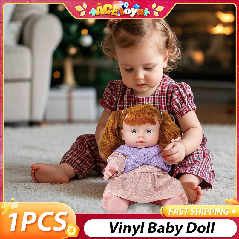

Имитация виниловой куклы, игрушки, 12 дюймов, кукла реборн, можно одевать, милые детские игрушки для кукол для девочек, подарки на Рождество и день рождения
