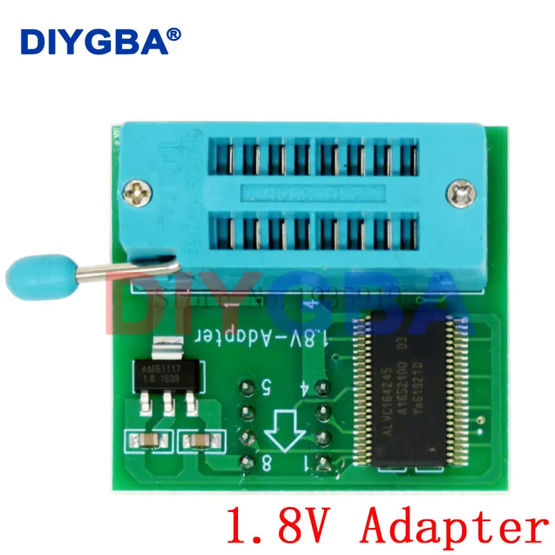 CH341A Programmer adapter+SOIC8 adapter+ SOP8 clip with cable+1.8V adapter CH341A EEPROM Flash BIOS USB programmer ZIF adapter