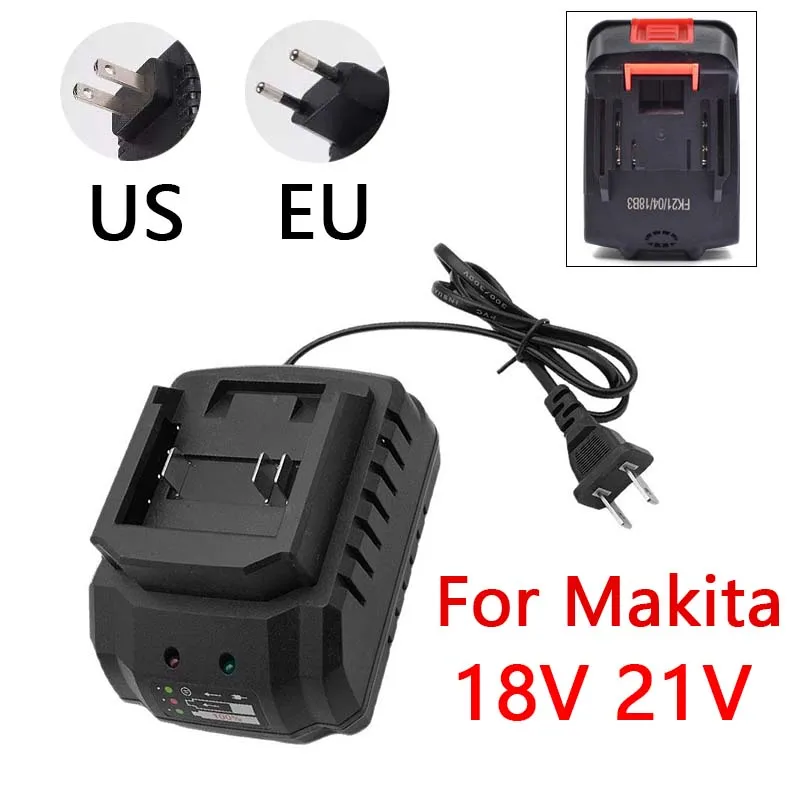 Charger for 18V 21V Makita Model Lithium Battery Apply to Cordless Drill Angle Grinder Spray Gun Electric Blower Power Tools