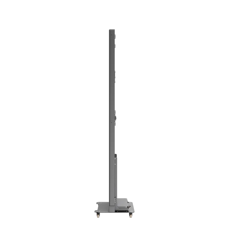Portable indoor display poster kiosks with high-brightness screens for advertising campaigns and interactive photo booths