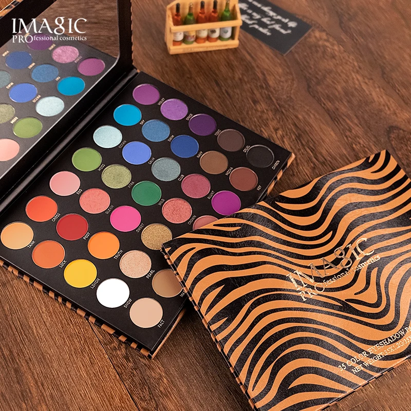 IMAGIC New35C Eye Shadow Flash Eyeshadow Makeup Pallete Matte Eye Shadow Palette Nude Makeup Set Cosmetic Powder Pigment neon