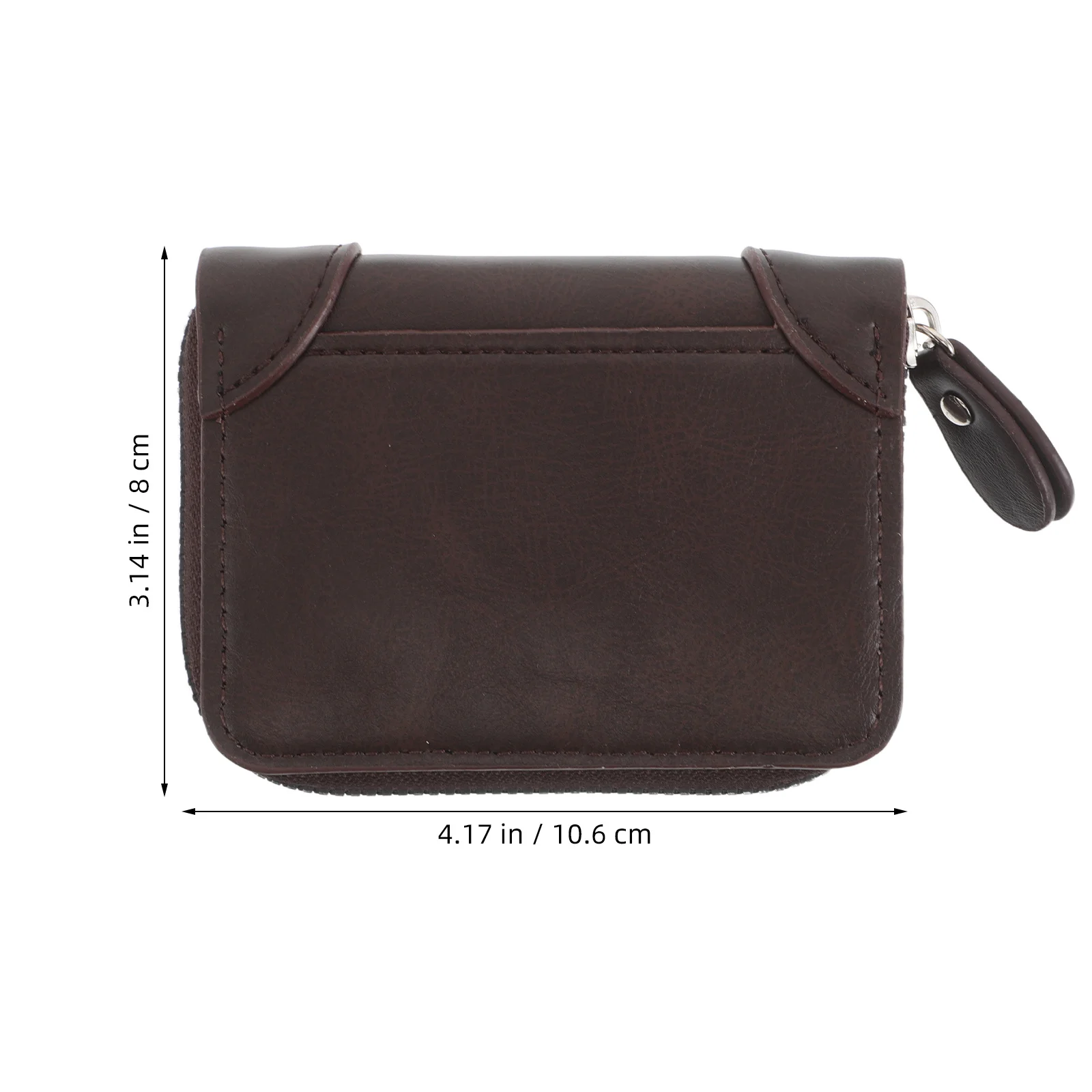 Compact Accordion Zipper Card Holder Multiple Slots Portable Organizer Credit Id Travel Business Accordion Small Card Case