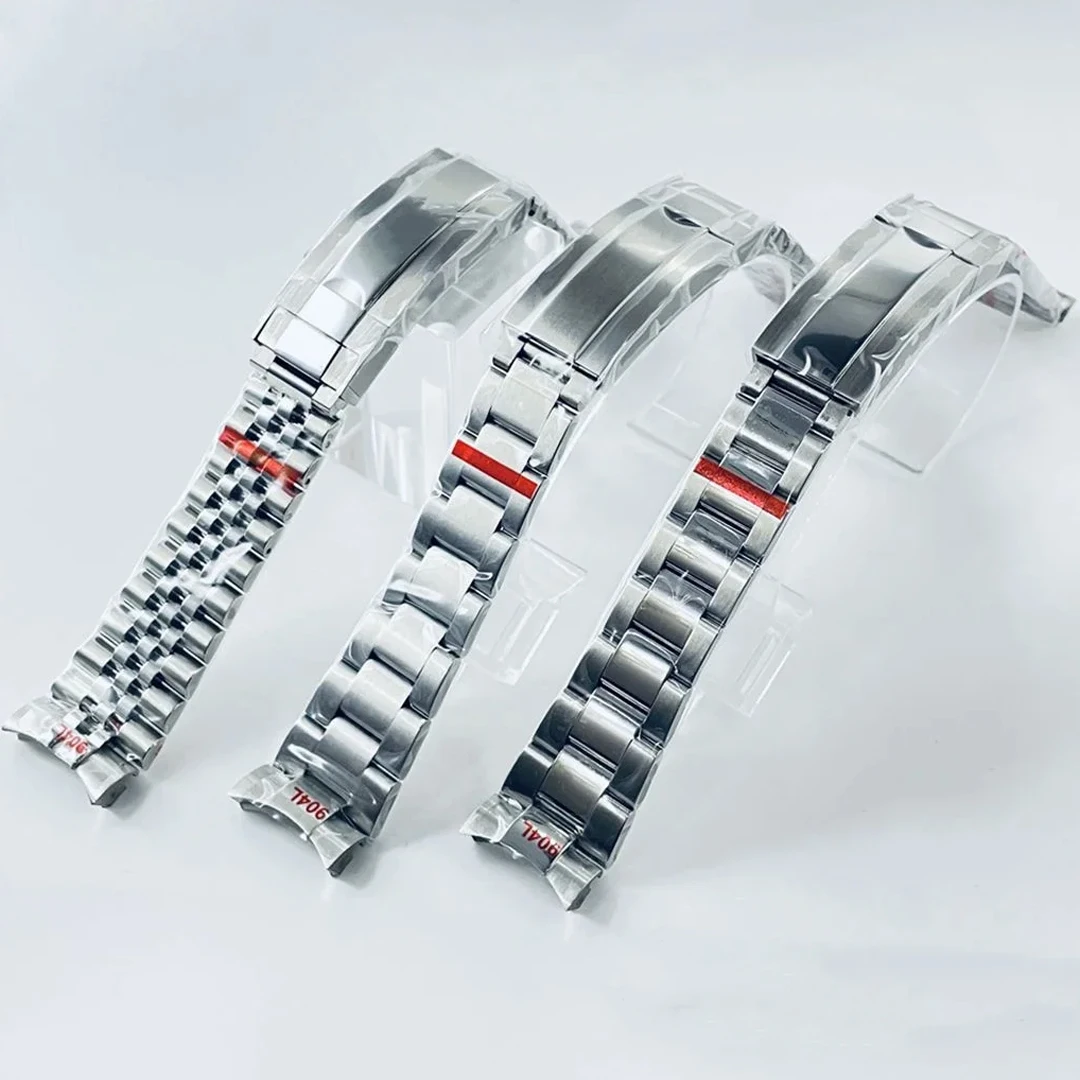Watchbands For Rolex SUBMARINER DAYTONA Yacht-Master GMT Watch Band Strap glidelock Clasp Stainless Steel Bracelet 20mm 21mm