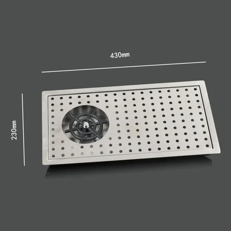 For Stainless Steel Automatic Cup Washer Embedded High Pressure Flushing Tank Faucet for Household and Commercial Bar Use