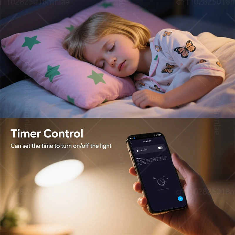 15W E27 Tuya Светодиодная лампа Smart Life APP Control с регулируемой яркостью RGB Цветная атмосферная лампочка Работа с домашней спальни AC 85-265V