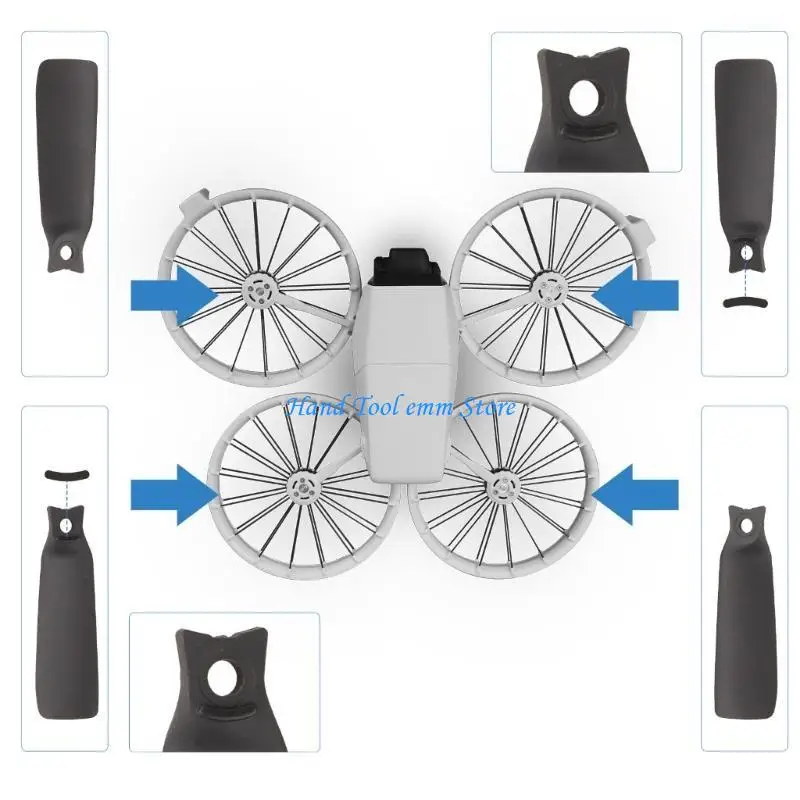 

H37F Easy To Install Propellers For Flip Long Last Quick-Release Propellers