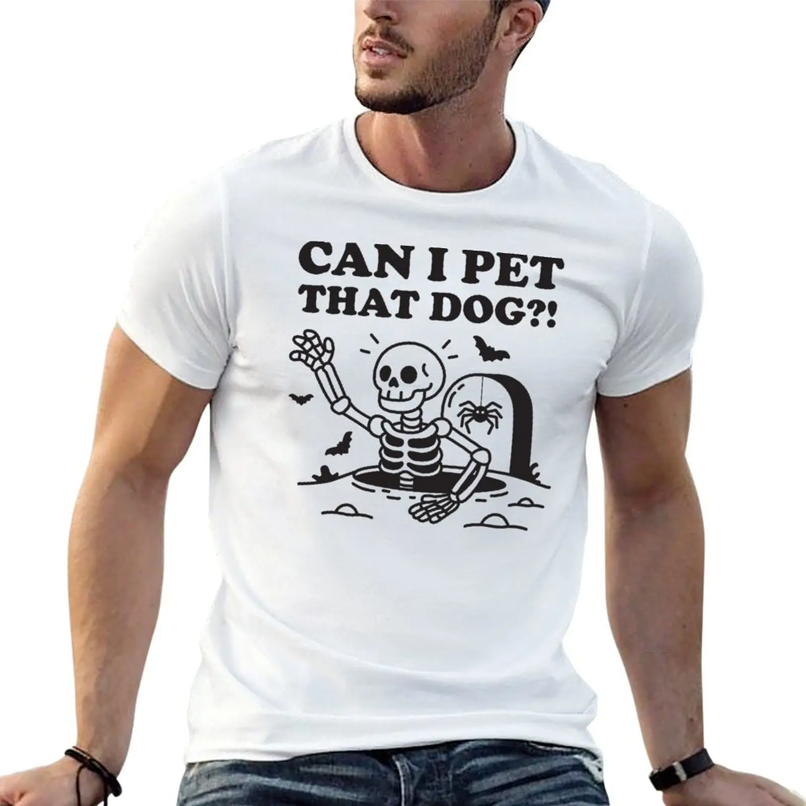 

Can I Pet That Dog T-Shirt man t shirt cotton high quality man tshirt man graphic t shirt T-shirt