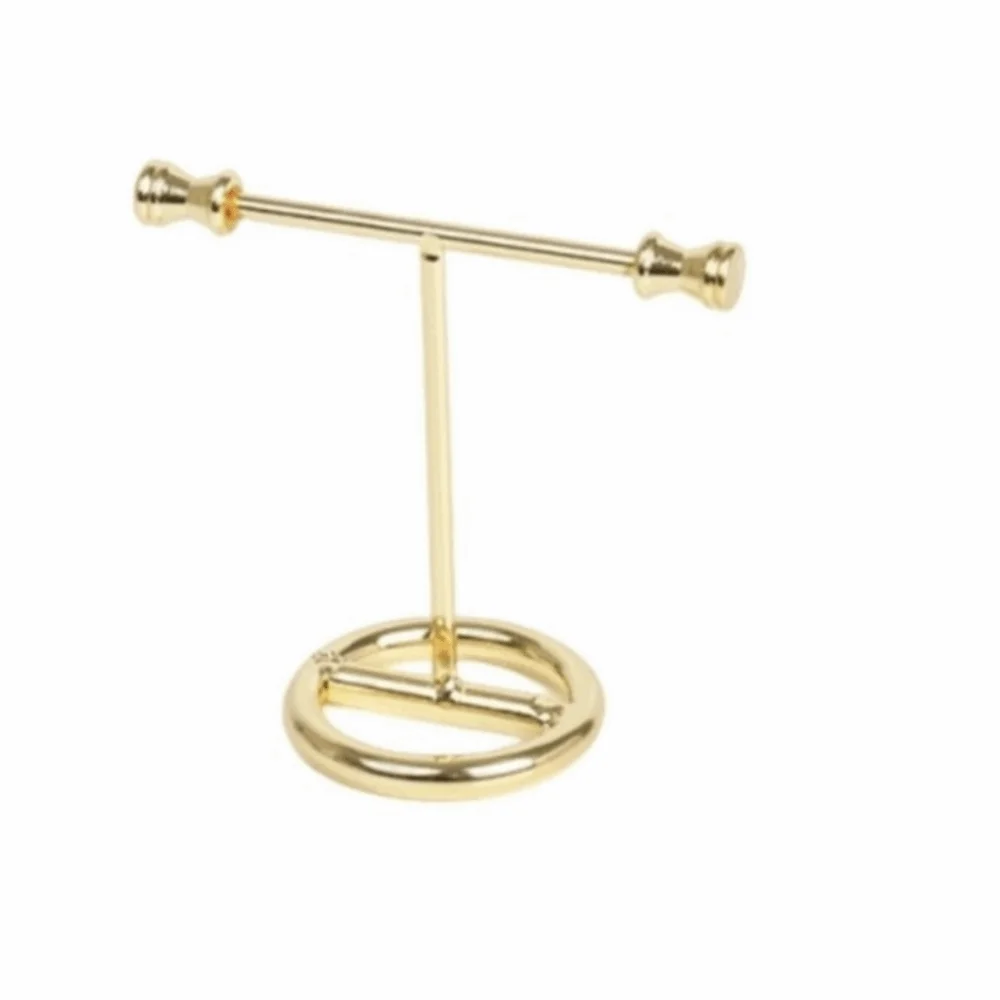 T-Shaped Jewelry Display Stand Premium Feel Creative Earring Display Stand Professional Durable Metal Earring Display Rack