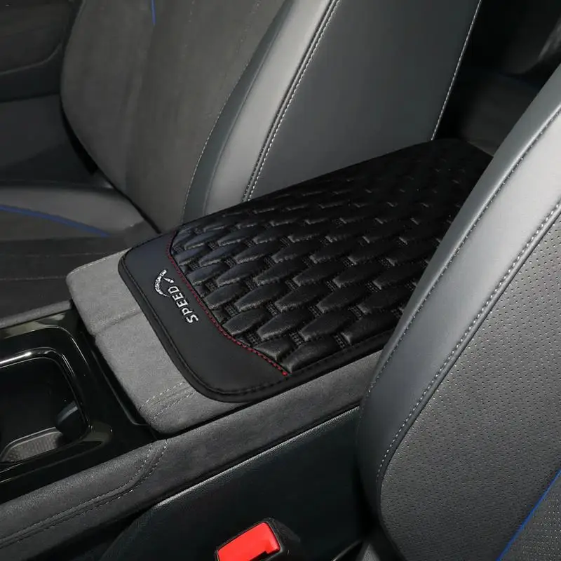 Center Console Cover Car Hand Rest Cushion Support Elbow Comfort Booster Mat Car Interior Accessories Anti-Scratch & Non-slip PU