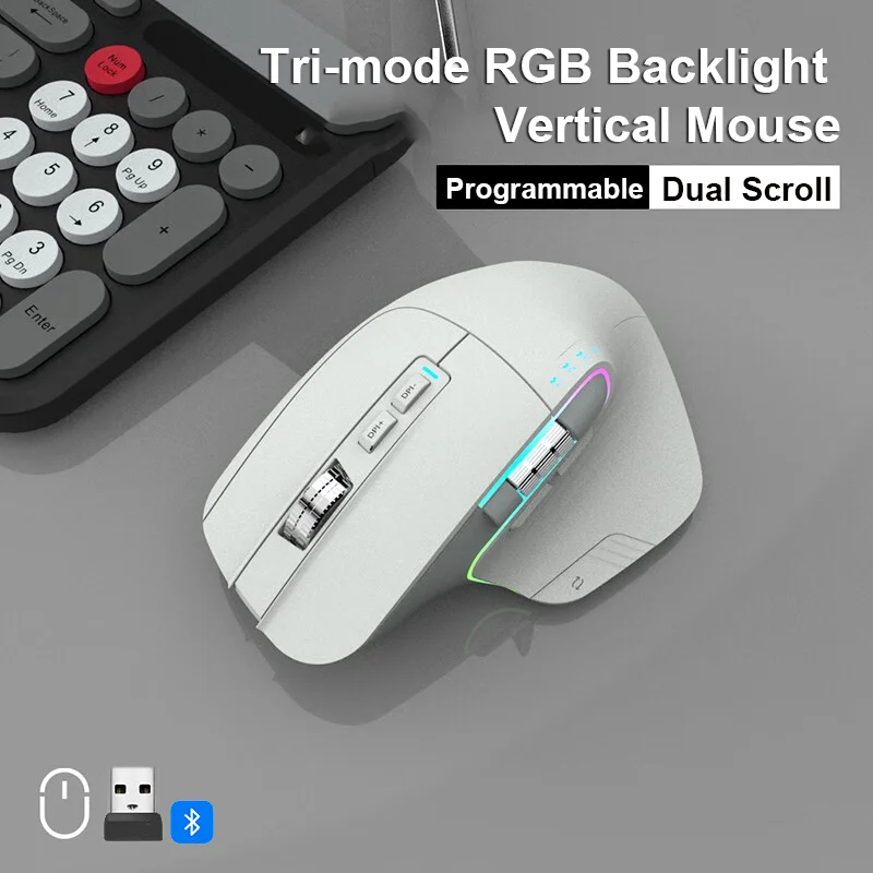 Why the Tri-Mode Vertical Mouse is the Best Large Computer Mouse for Your Workstation