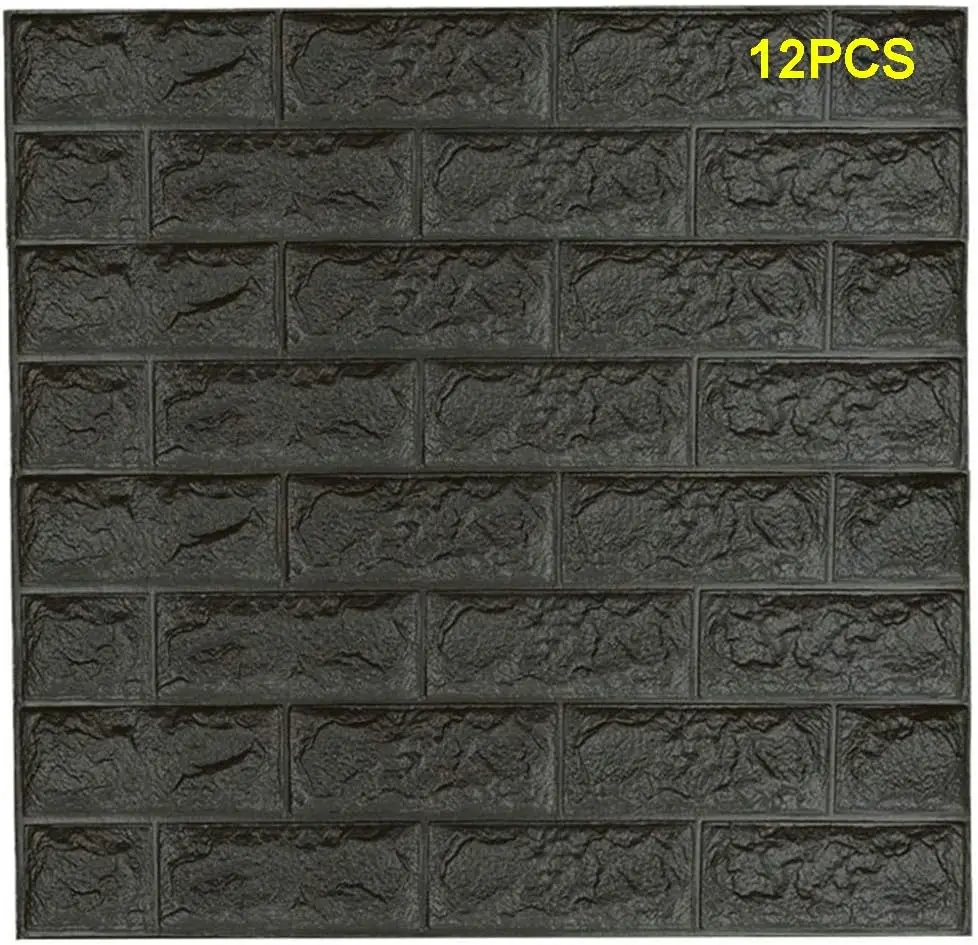 Papel Tapiz Ladrillo, Auto Adhesivo Pegatinas Pared Ladrillo Imitación, pegatinas de Pared DIY Moderno Decorativo para