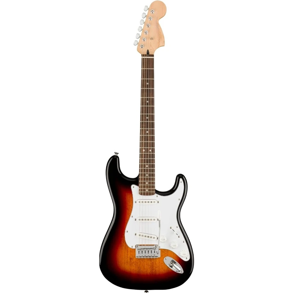 

Squier Affinity Series Stratocaster Electric Guitar, with 2-Year Warranty, 3-Color Sunburst, Laurel Fingerboard