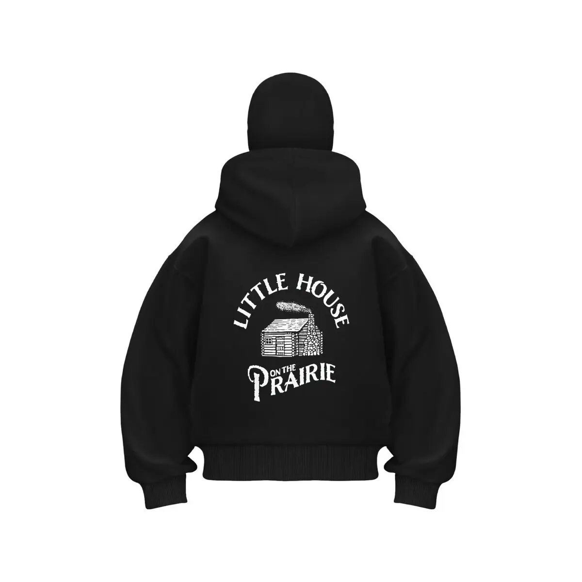

Little House TV Show Tribute Двойная Балаклава с капюшоном Мужская толстовка на молнии Зимняя теплая