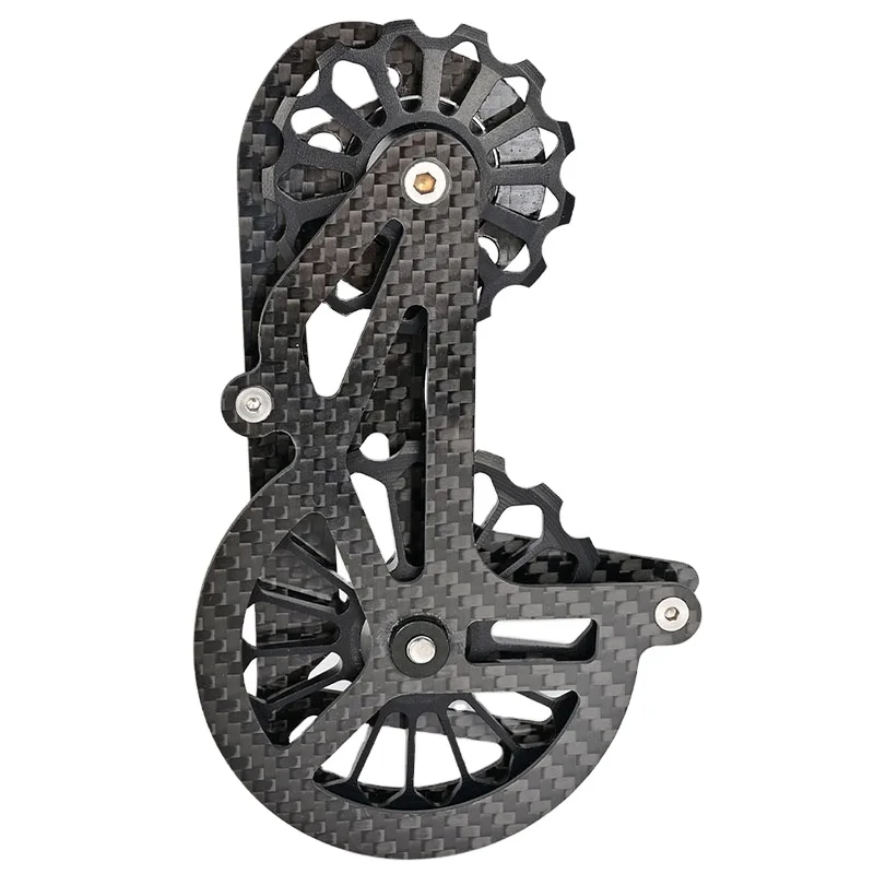 

Bicycle Carbon Fiber Ceramic Rear Derailleur 17T Pulley Guide Wheel for Bicycle Accessories