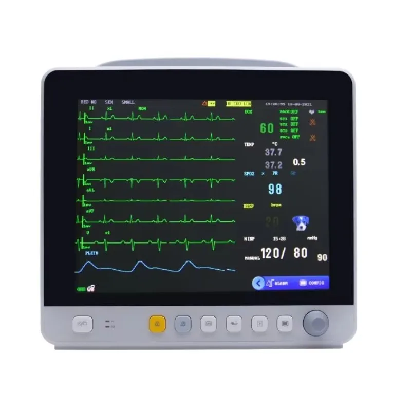 

12 Vet Veterinary ECG Monitor CE Certified Class II with Built-in Battery