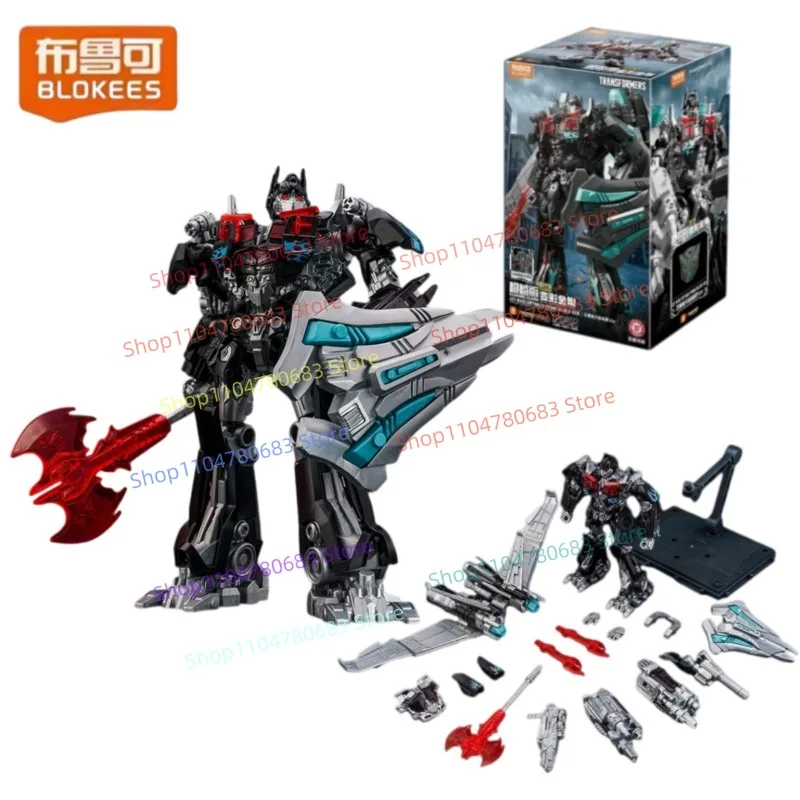 Blokees Building Block Man Transformers Beyond Edition DX Dark Ver. Jetwing Optimus Prime Movie 3 Assembly Model Robot Toy Gift