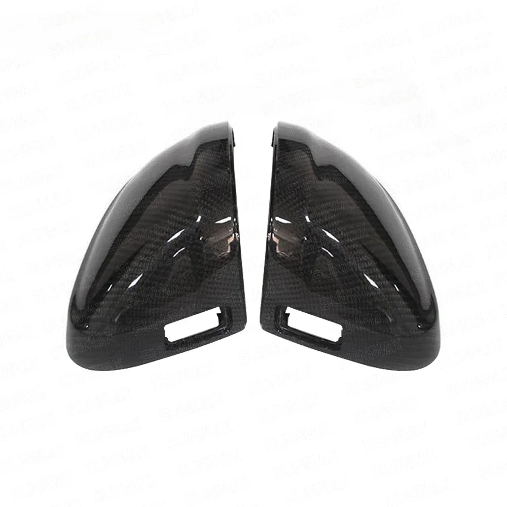 

A4 B9 Carbon Car Mirror Cover for Audi S4 RS4 A5 S5 RS5 B9 2016-UP Wing Shell Casing with or without Lane Assist Replacement