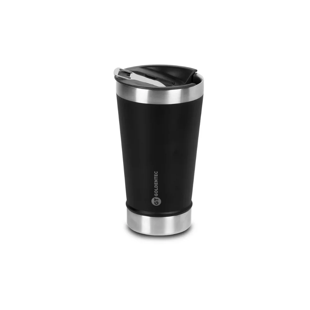 Copo Térmico Goldentec Thermos Beer 540ml Preto