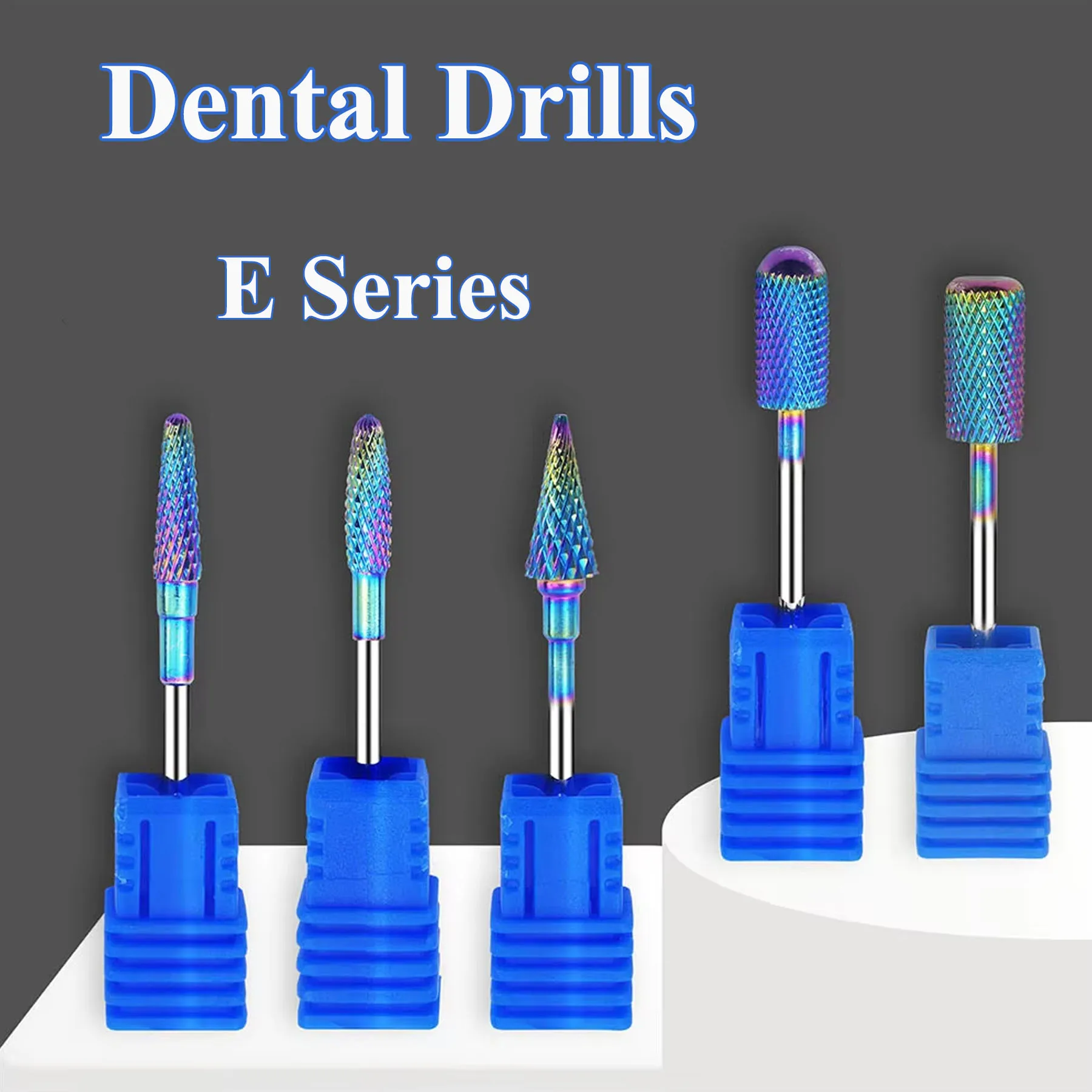 Dental Carbide Bur 2.35mm Diameter 3/32 Inch Shank Rotary Dental Nail Drill Bit Polishing Bur Professional nail drill