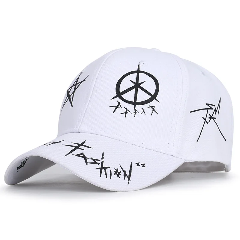 New Summer Baseball Cap Graffiti Sun Caps Hip Hop Visor Spring Hat Adjustable Snap-back Hats For Women High Quality