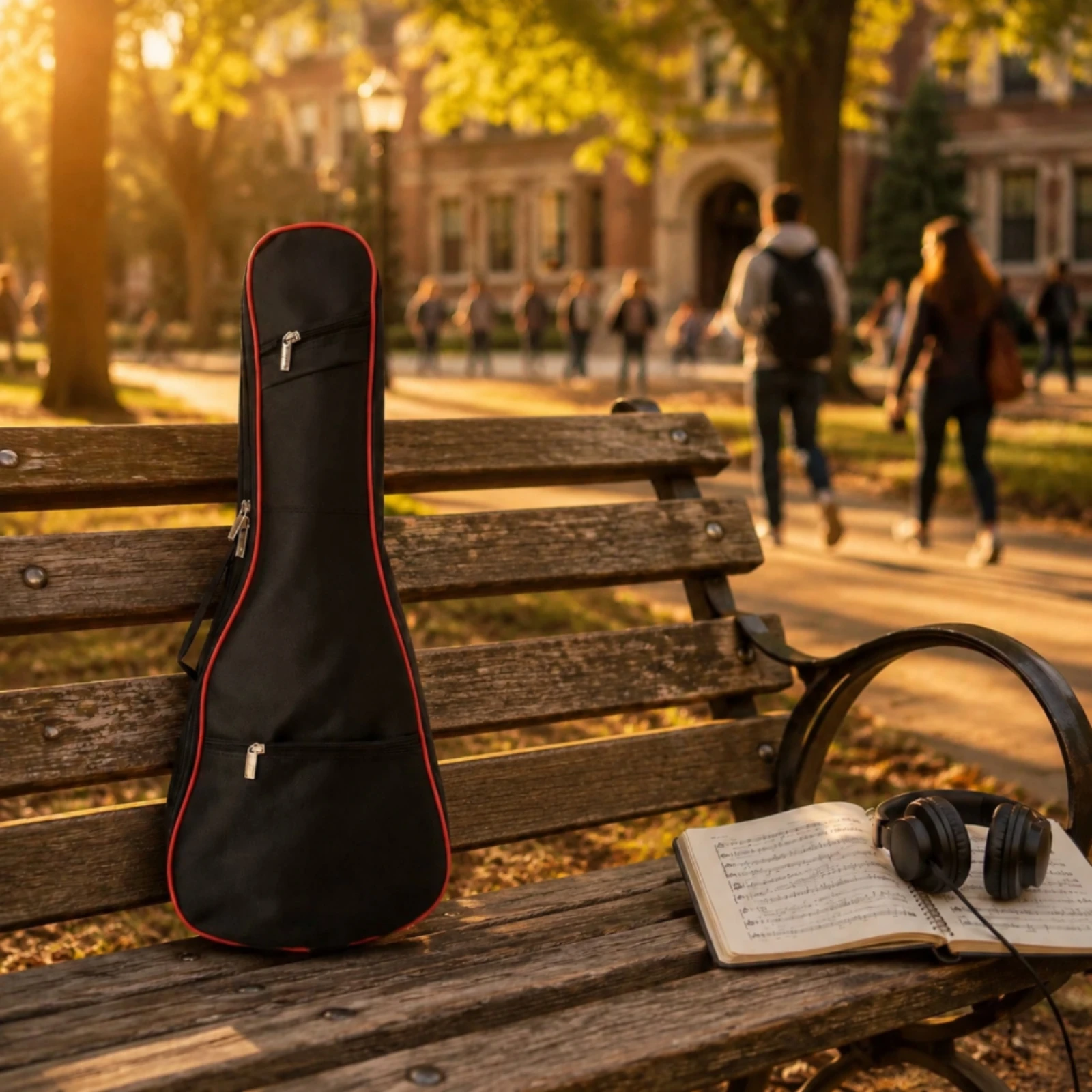 Case Guitar Gig Bag - 우쿨렐레 기그백 포켓이 있는 휴대용 우쿨렐레