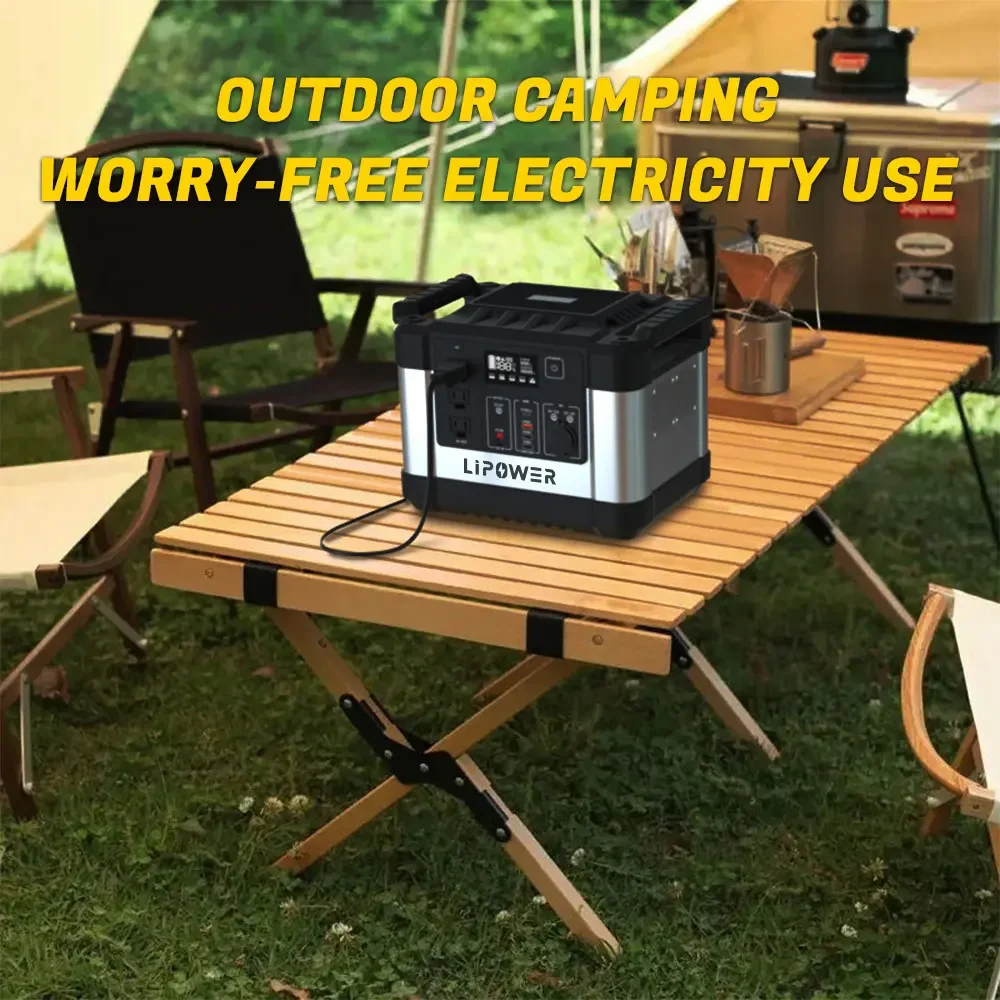 Lipower Energy Storage System 1000w Lifepo4 Battery Outdoor Solar Power Station Generate Portable