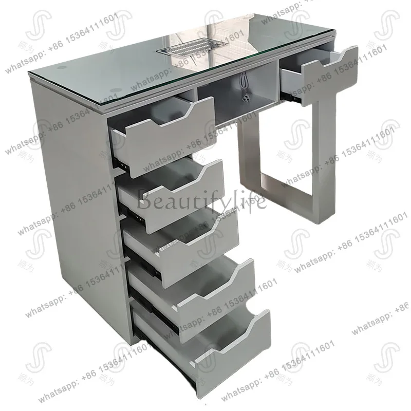 Factory Direct Sales New Single Japanese Dresser with Drawer, Paint and Nail Art Table