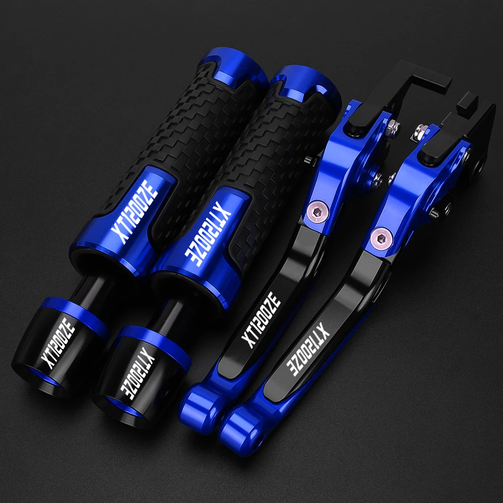 Motorcycle Aluminum Adjustable Brake Clutch Levers Handlebar Hand Gripss FOR YAMAHA XT1200ZE XT1200Z 2010-2018 XT-1200ZE 2017