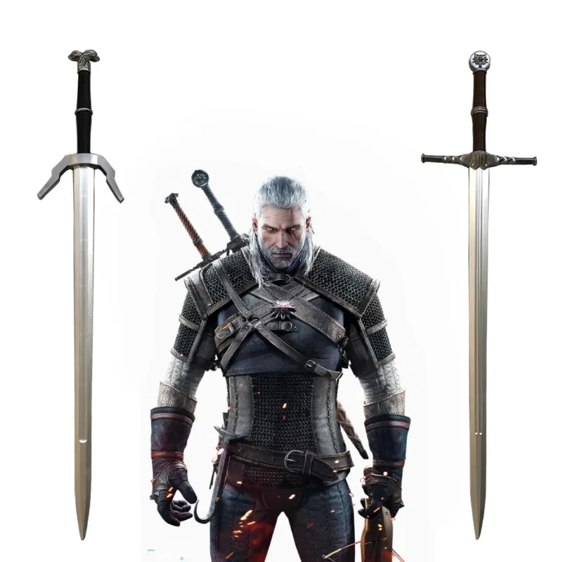 Épée de Cosplay Geralt de Rivia, 105cm, 1:1, nouvelles bêtes exotiques, arme, jeu de rôle, modèle PU, accessoires, cadeaux d'anniversaire, jouets pour garçons