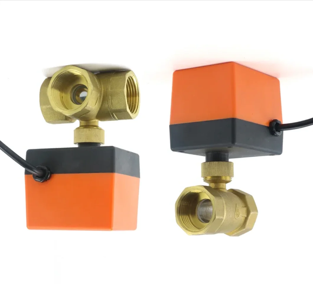 

AC230V DN15/20/25 электрический шаровой кран трехпроводной двухконтроллерный двухпроводной одноконтроль медная катушка вентилятора с двумя микро NPT