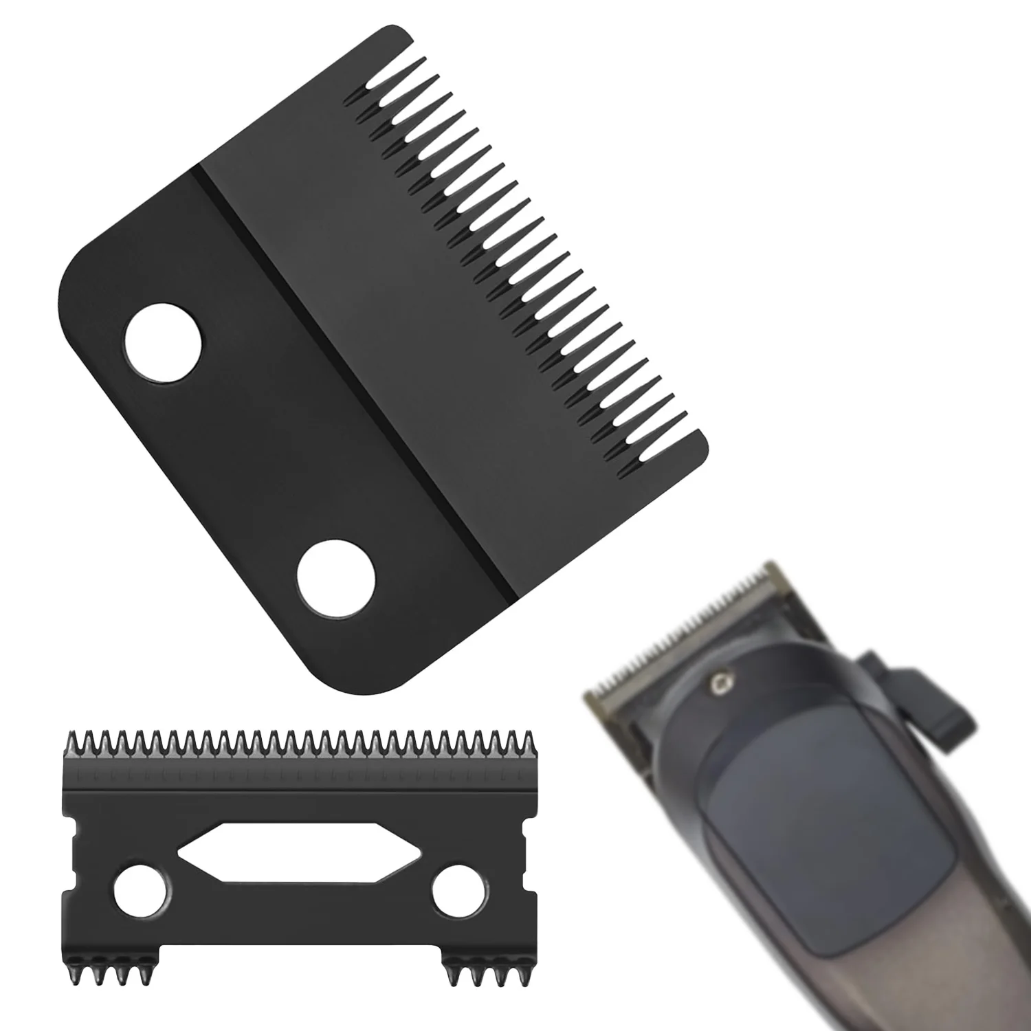 Replacement Clipper Blade Compatible with Cordless Magic Clip 808 Hair Clippers Balding & Trimmer Blades for 5-Star Senior view 4