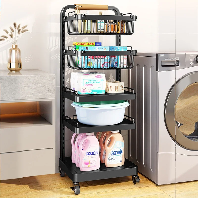 Adjustable Bathroom Basin Rack Storage Rack Floor To Washbasin Bucket Rack Next To Washing Machine Storage Rack