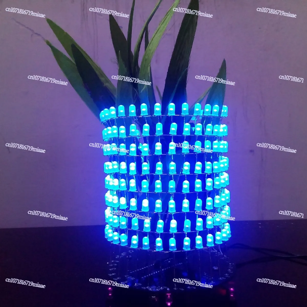 LED Light Cube, Dream Aperture, Music Spectrum 8X32 Dot Array, Electronic DIY Production Kit Parts