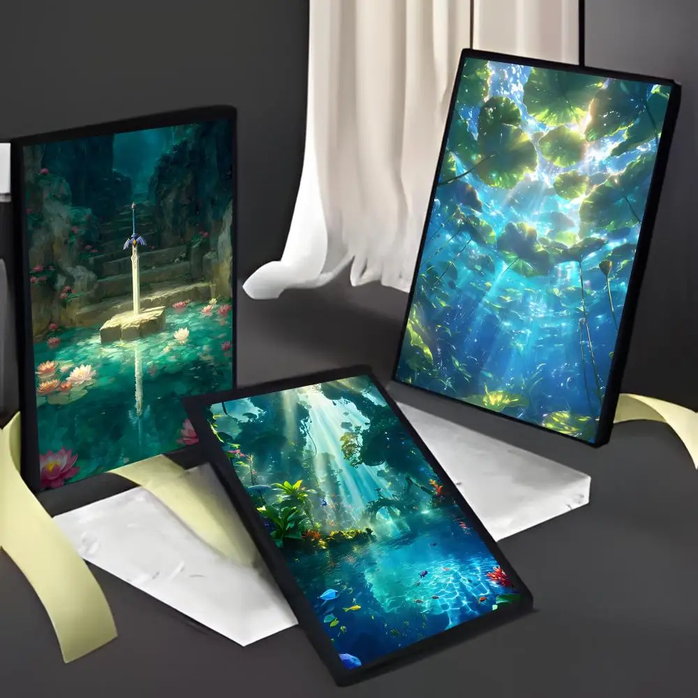 Mystical Verdant G-Green Landscape Scenery Sword Poster American Film Mural Home Childrens Room Wall Decor Print