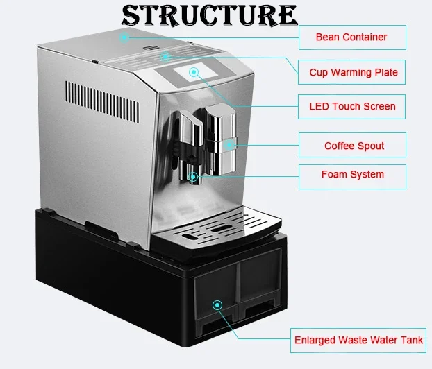 Commercial use coffee machine espresso maker