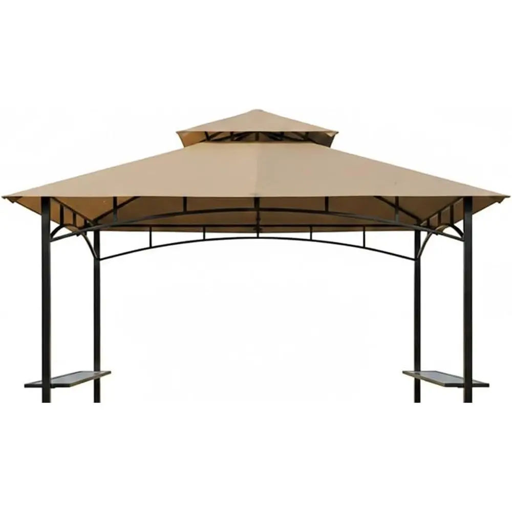 Replacement Top Cover for 8' x 5' Grill Gazebo – Beige