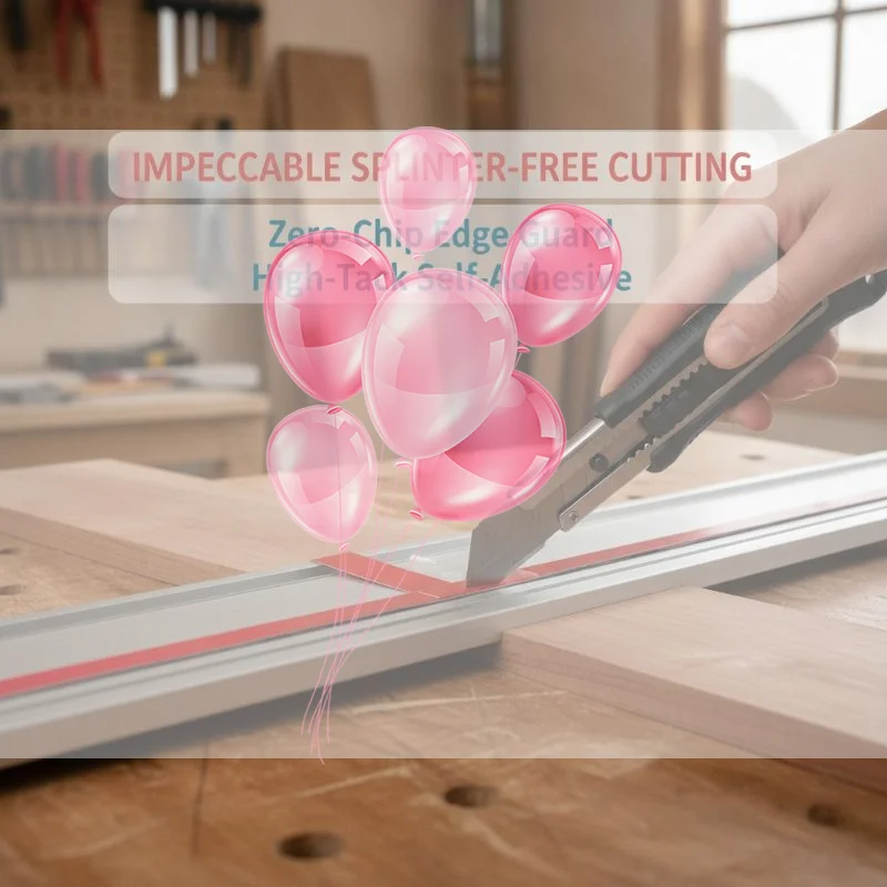 Self Adhesive Anti Splinter Replacement Strip Easy Install Circular Saw Edge Protector for Carpenter Craft Making Tasks