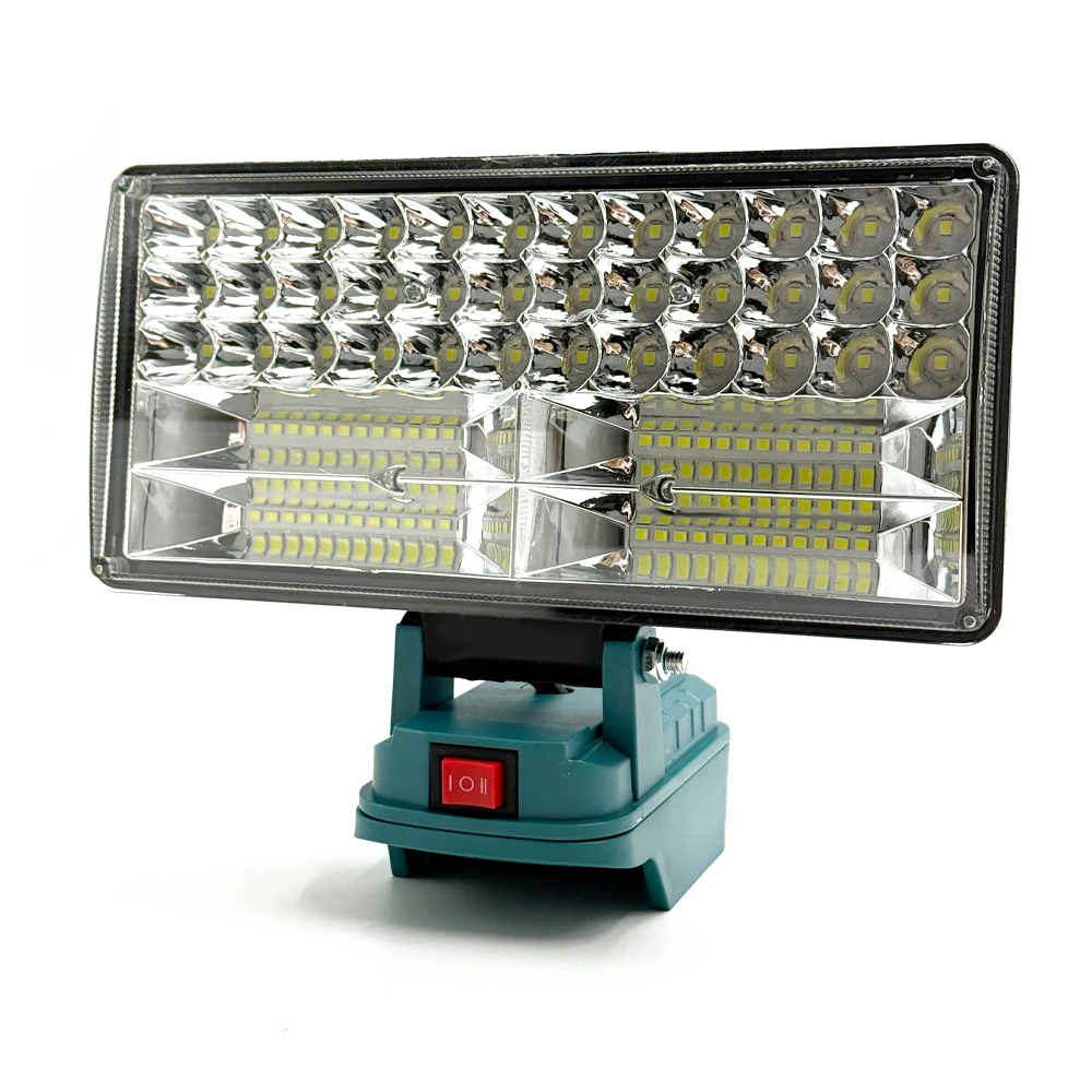 LED Work Lights for Makita 18V Lithium Battery Handheld Lamp Spotlights Flashlight Hand Lantern 2 USB Charger Power Tool Parts