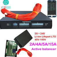 2A 4A 5A 15A Balance Lithium Battery Active Equalizer Bluetooth APP 2S ~ 24S Li-ion Lifepo4 LTO JK Jikong Balancer 4S 16S 20S