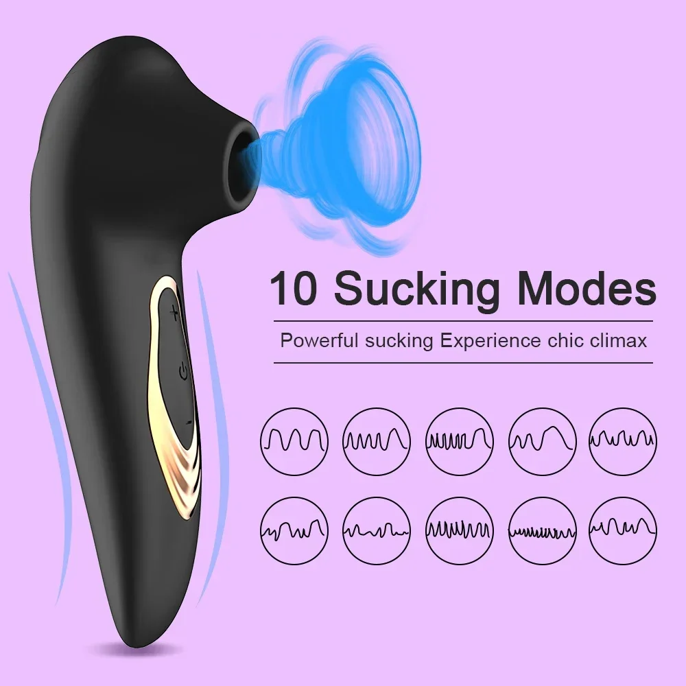 Poderoso Sucker Clitóris para Mulheres, Vibrador de Mamilo, Sucção Vagina Feminina, Estimulador a Vácuo, Masturbador Maré, Brinquedos Sexuais, Adultos 18