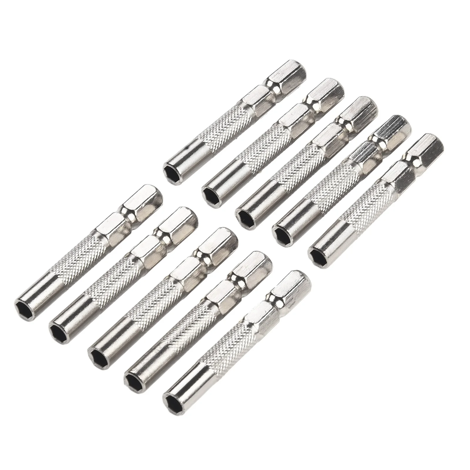 Adapter Insert Bit Electric Parts Replacement Screwdriver Shank Silver 6.35mm Handle Steel System Tool 45mm 4mm