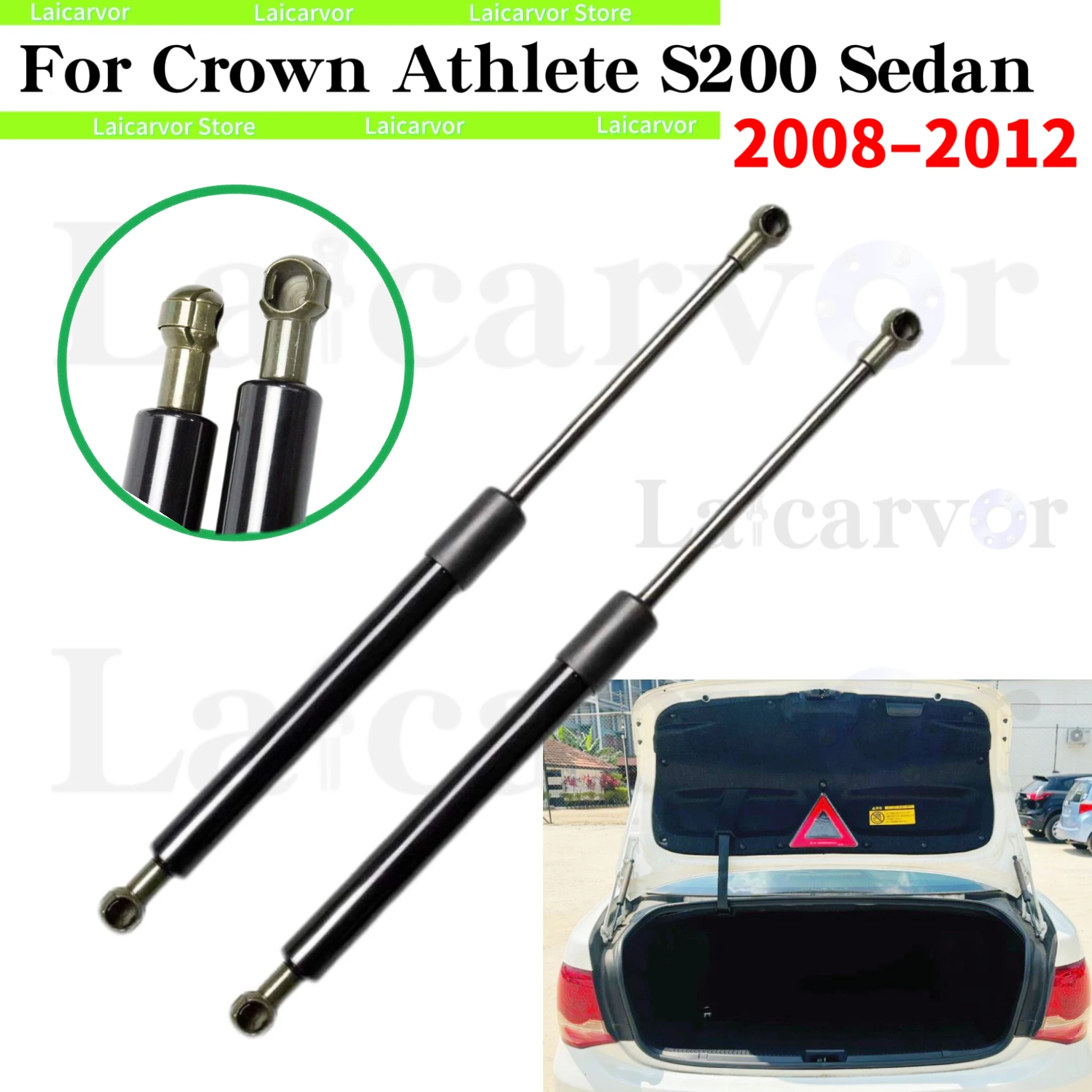 

2PCS Trunk Struts For Toyota Crown Athlete S200 Sedan 2008-2012 64530-0W120 Rear Tailgate Lift Supports Shocks Damper Pistons