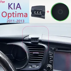 Magnetic Car Phone Holder For KIA K5 Optima 2011 2012 2013 -2015 15W Wireless Charging Phone Stand MagSafe Phone Support Base