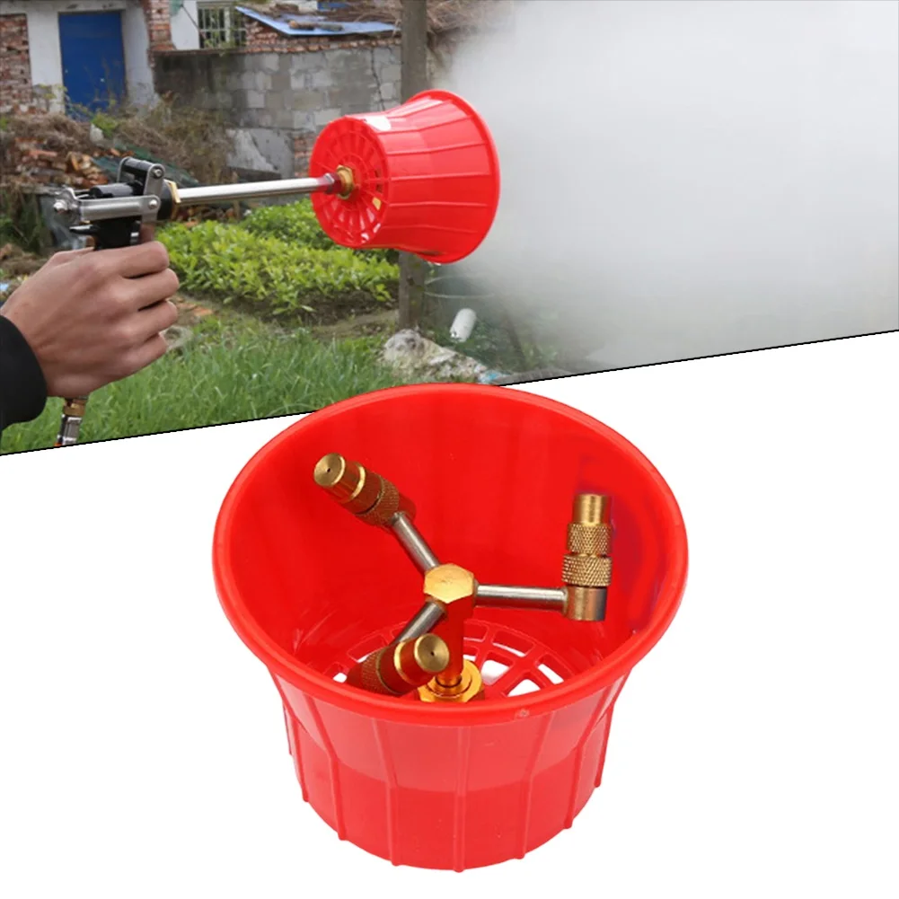 Household Cleaning 15*10.5cm High Pressure Nozzle High Pressure Rotating Nozzle Air Supply Nozzle Efficient Atomization