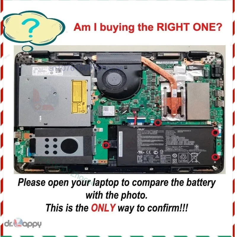 بطارية جديدة C21N1818-2 37Wh 7.7V لأجهزة Asus VivoBook 14 X412 X412D X412DA X412DK شحن سريع