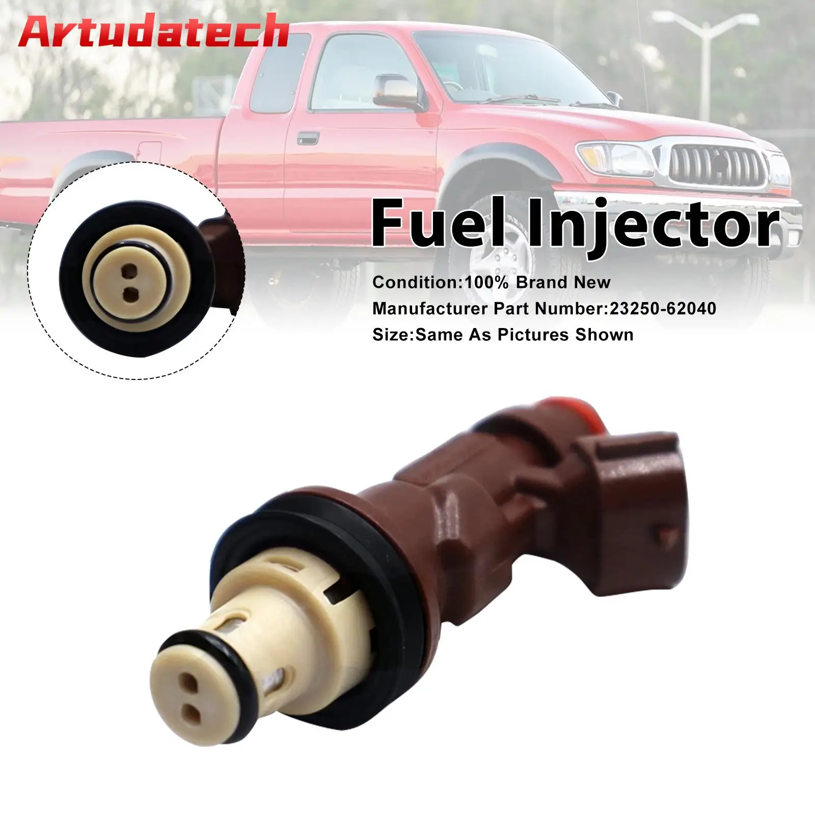 

Artudatech 1Pcs Fuel Injector For Toyota Tundra 98-04 Tacoma 1998-2000 2001 2002 2003 2004 23250-62040 Car Accessories