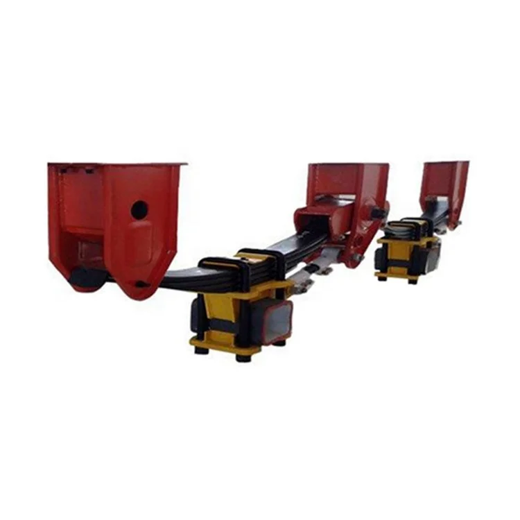 

Trailer Suspension Parts 3-Axle American Mechanical Suspension With Leaf Spring