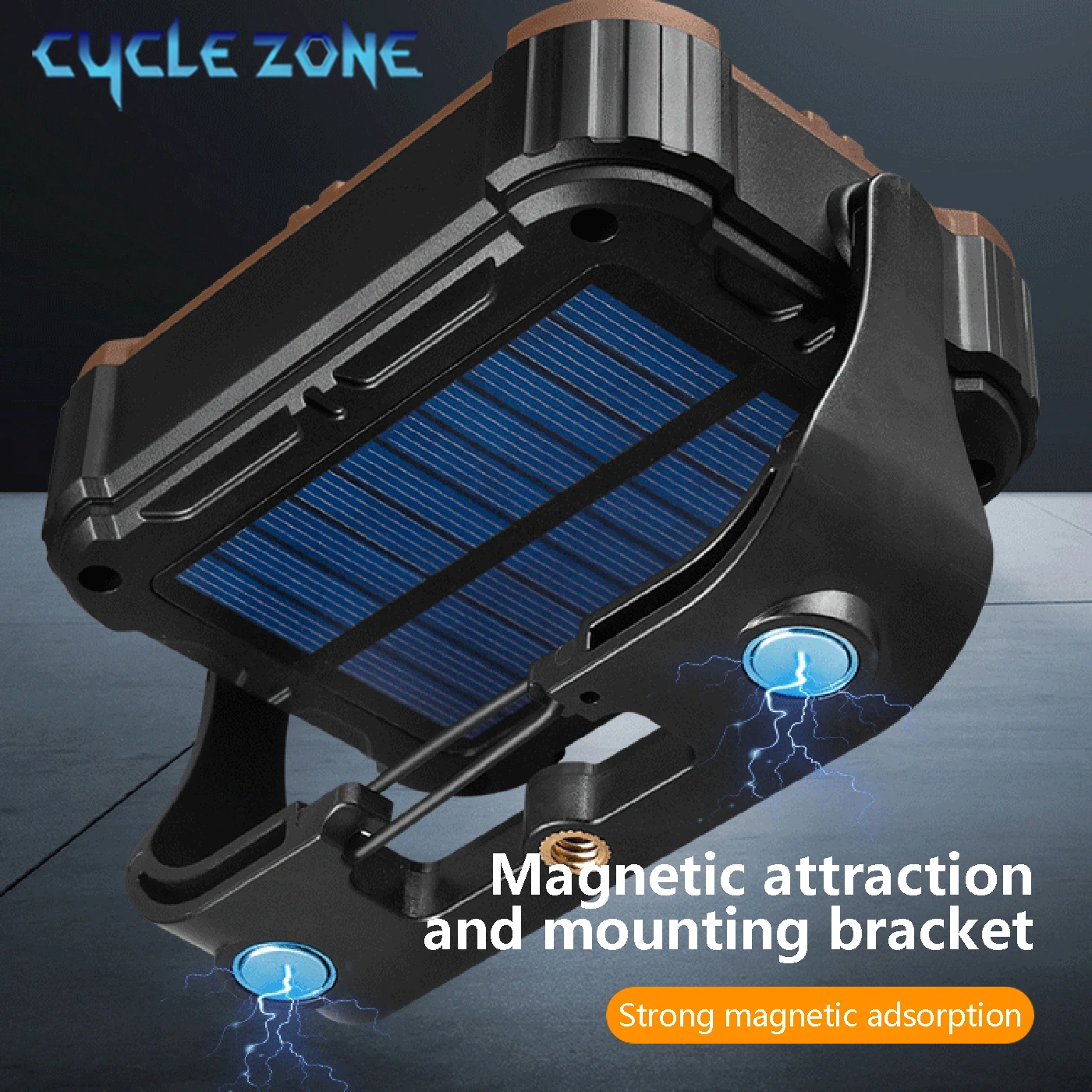 Luces de trabajo magnéticas COB portátiles, lámpara Solar recargable para reparación de automóviles, luz de advertencia roja, linterna para tienda de campaña al aire libre con gancho